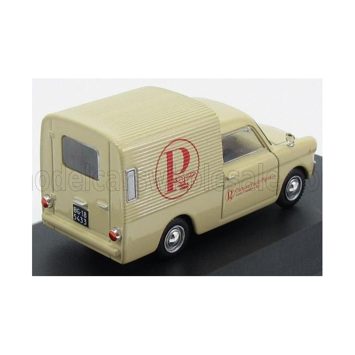 EDICOLA AUTOBIANCHI BIANCHINA FURGONCINO VAN 1968 - CARTIERE PAOLO PIGNA - CREAM 1/43