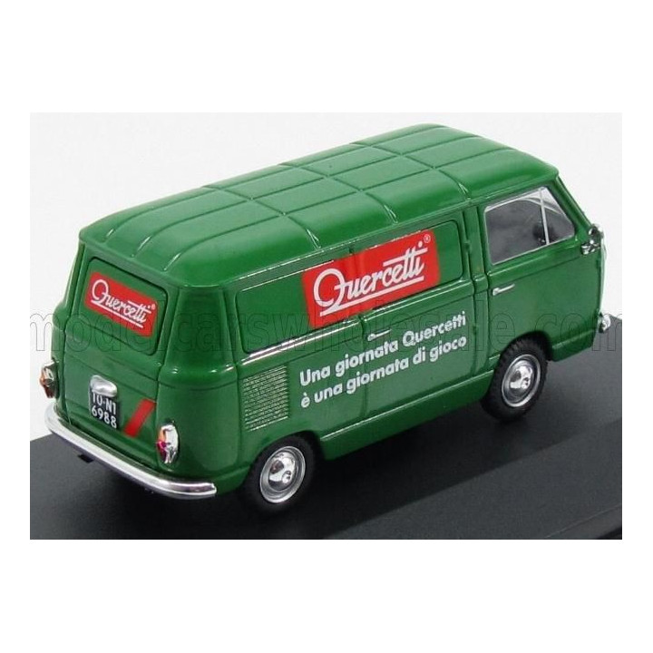 EDICOLA FIAT 850T VAN 1975 - QUERCETTI - GREEN 1/43