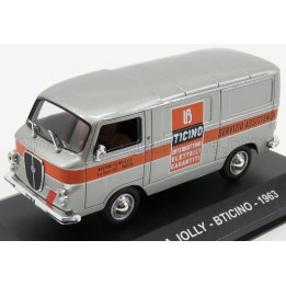EDICOLA LANCIA JOLLY VAN BTICINO 1963 - SILVER ORANGE 1/43