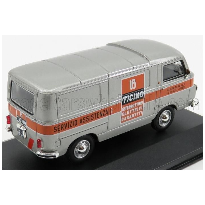 EDICOLA LANCIA JOLLY VAN BTICINO 1963 - SILVER ORANGE 1/43