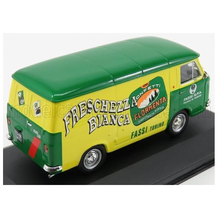 EDICOLA FIAT 238 VAN MENTAL 1969 - GREEN YELLOW 1/43