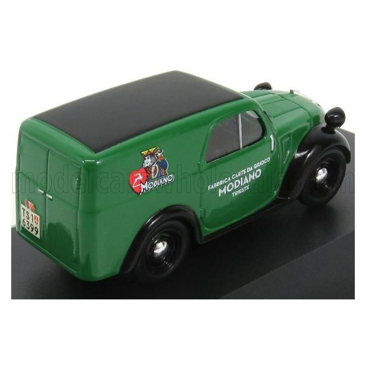 EDICOLA FIAT 500A VAN FURGONCINO MODIANO 1946 - GREEN BLACK 1/43