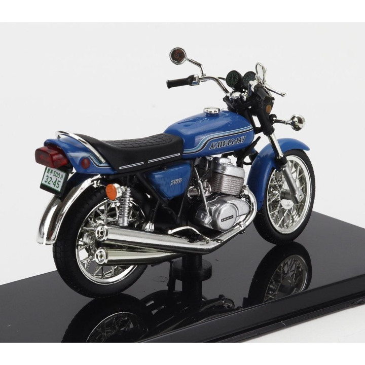EDICOLA KAWASAKI MACH IV 1969 - BLUE BLACK 1/24
