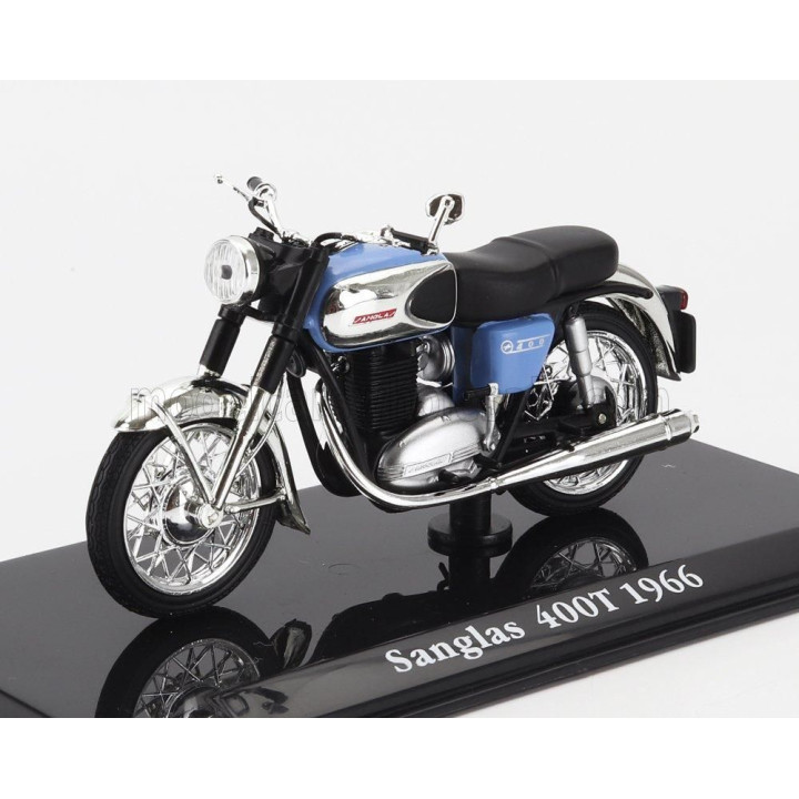 EDICOLA SANGLAS 400T 1966 - LIGHT BLUE BLACK 1/24