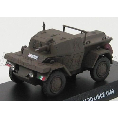 EDICOLA LANCIA ANSALDO LINCE CARABINIERI 1949 - MILITARY GREEN 1/43