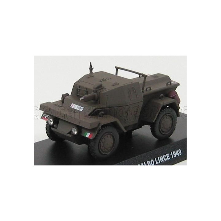 EDICOLA LANCIA ANSALDO LINCE CARABINIERI 1949 - MILITARY GREEN 1/43