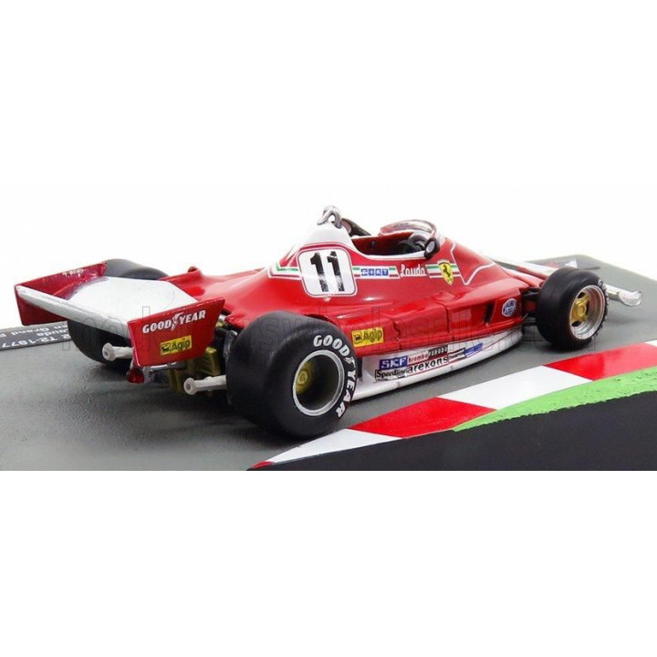 EDICOLA FERRARI F1  312T2 N 11 WORLD CHAMPION BRAZILIAN GP 1977 NIKI LAUDA - RED 1/43