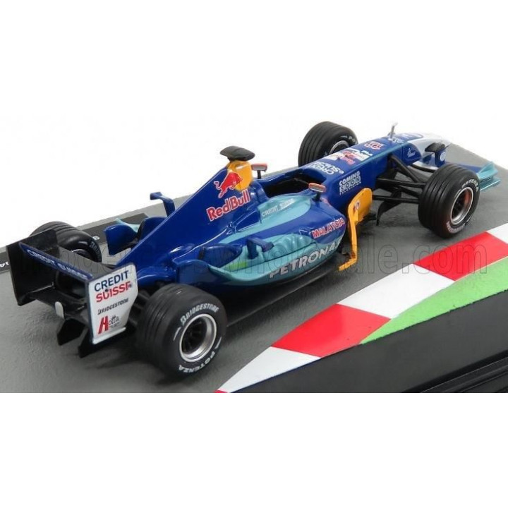 EDICOLA SAUBER F1  C23 TEAM PETRONAS N 12 SEASON 2004 FELIPE MASSA - BLUE MET 1/43