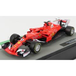 EDICOLA FERRARI F1  SF70H N 5 SEASON 2017 SEBASTIAN VETTEL - RED WHITE 1/43