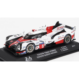 EDICOLA TOYOTA TS050 HIBRID 2.4L TURBO V6 TEAM GAZOO RACING N 8 24h LE MANS 2017 SEBASTIEN BUEMI - KAZUKI NAKAJIMA - ANTHONY DAV