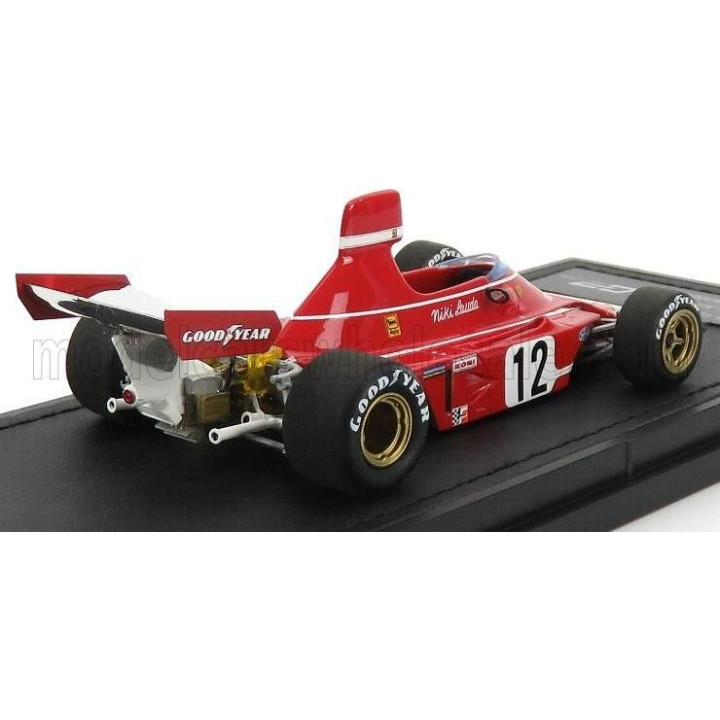 GP REPLICAS FERRARI F1  312 B3 N 12 NIKI LAUDA SEASON 1974 (AND FIRST TWO RACE 1975 WORLD CHAMPION 1975) - RED 1/43