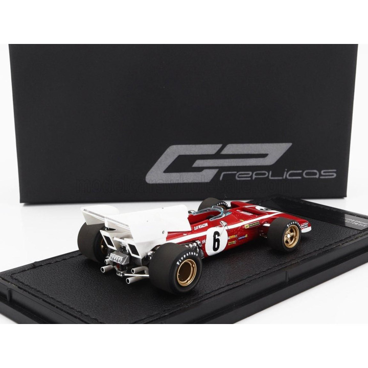 GP REPLICAS FERRARI F1  312B2 SCUDERIA FERRARI N 6 12th SOUTH AFRICA GP 1972 CLAY REGAZZONI - RED 1/43
