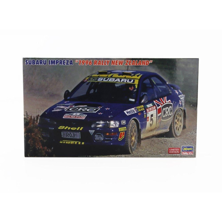 HASEGAWA SUBARU IMPREZA 555 N 5 RALLY NEW ZEALAND 1996 PETER BOURNE POSSUM - VINCENT CRAIG 1/24