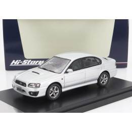 HI STORY SUBARU LEGACY B4 RSK 2001 - SILVER 1/43