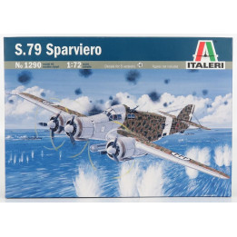 ITALERI SAVOIA MARCHETTI S.79 SPARVIERO AIRPLANE MILITARY 1942 1/72