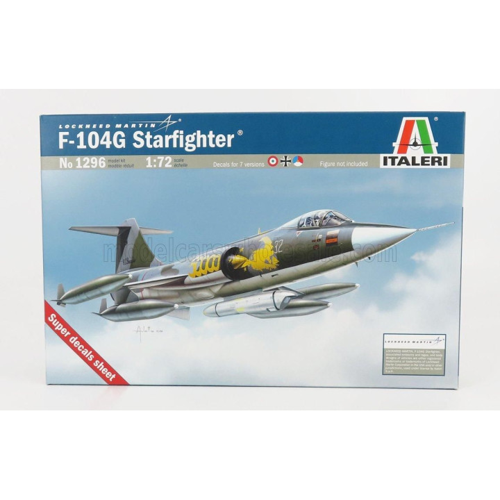 ITALERI LOCKHEED MARTIN F-104G STARFIGHTER MILITARY AIRPLANE 1958 1/72