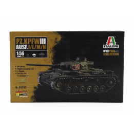 ITALERI TANK PZ.KPFW. III AUSF.L/J/M/N TANK MILITARY 1942 1/56
