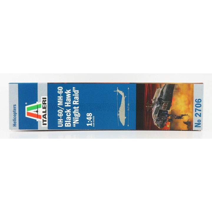 ITALERI SIKORSKY UH-60 - MH-60 BLACK HAWK NIGHT RAID HELICOPTER MILITARY 1979 1/48