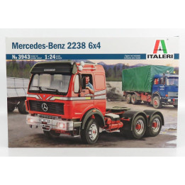 ITALERI MERCEDES BENZ 2238 6X4 TRACTOR TRUCK 3-ASSI 1990 1/24