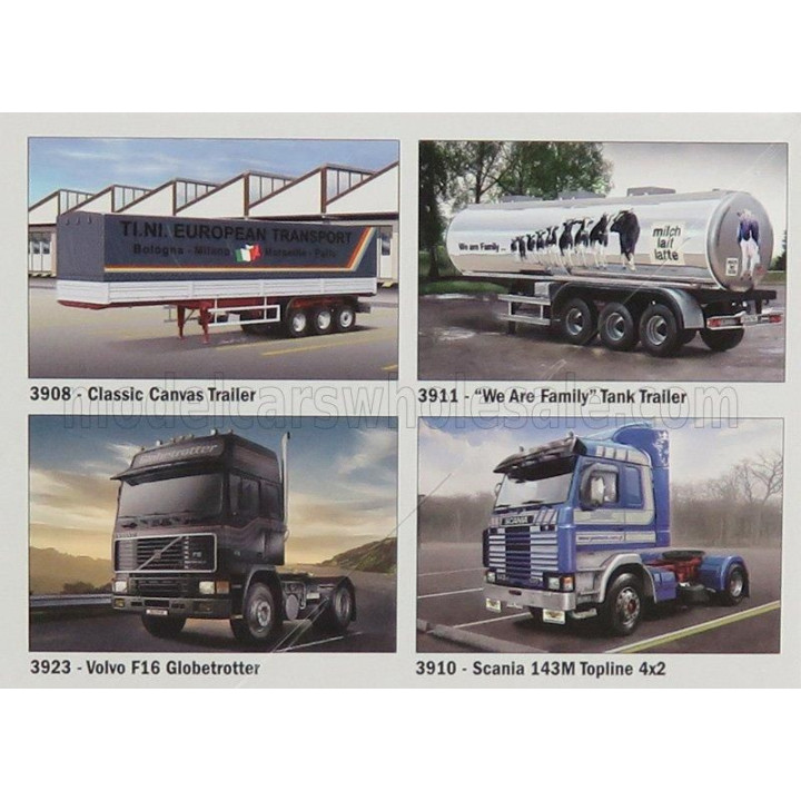 ITALERI MERCEDES BENZ 2238 6X4 TRACTOR TRUCK 3-ASSI 1990 1/24