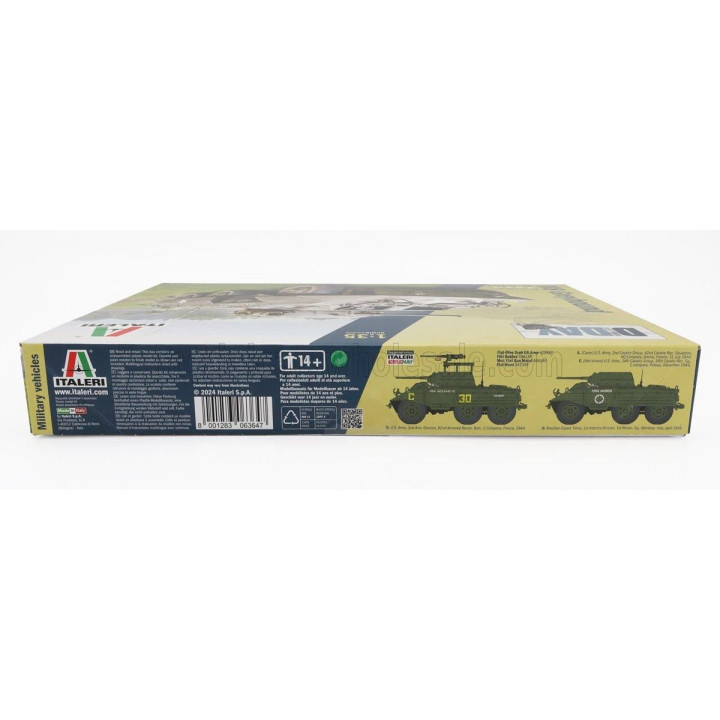 ITALERI TRUCK TANK M8 GREYHOUND MILITARY 1945 1/35