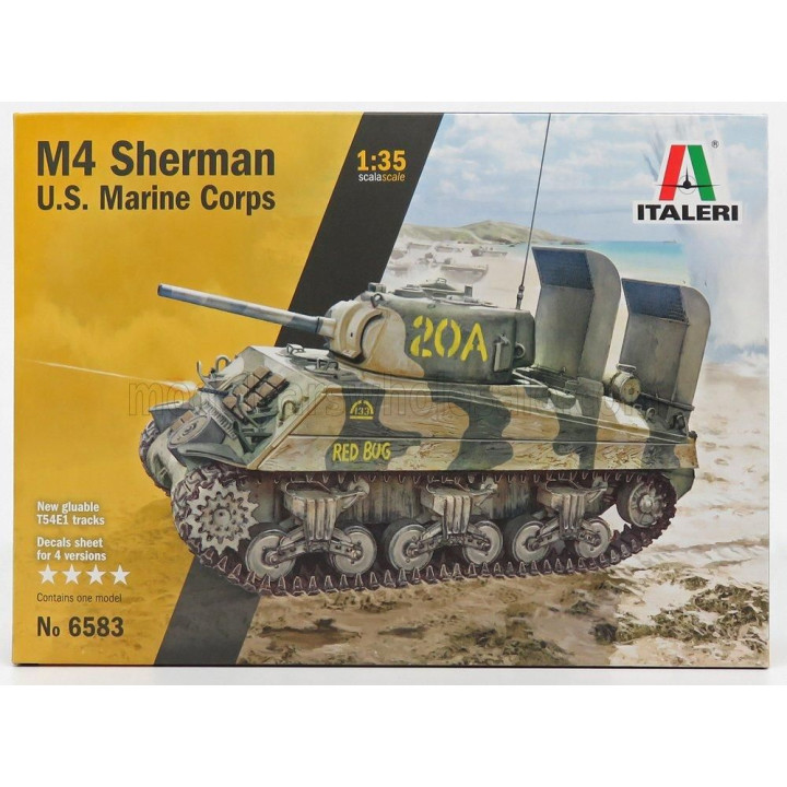 ITALERI SHERMAN M4 TANK U.S.A. MARINE CORPS 1942 1/35