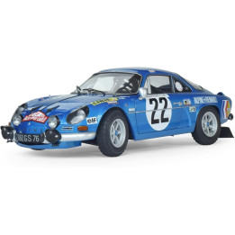 IXO MODELS RENAULT MODEL-KIT - ALPINE A110 1600S N 22 4th RALLY MONTECARLO 1971 JEAN CLAUDE ANDRUET - MICHEL VIAL - BLUE MET 1/8