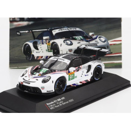 IXO MODELS PORSCHE 911 RSR-19 GOODBYE TEAM PORSCHE GT N 91 LAST RACE WEC 8h BAHRAIN 2022 GIANMARIA BRUNI - RICHARD LIETZ - WHITE