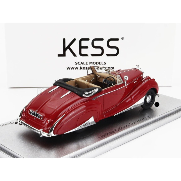 KESS MODEL BENTLEY MKVI FRANAY snB26BH DROPHEAD COUPE CABRIOLET OPEN 1947 - RED 1/43