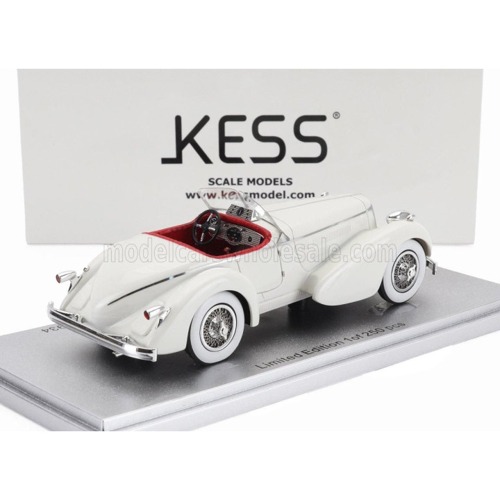 KESS MODEL DUESENBERG MODEL A KRUEGER SPECIAL ROADSTER OPEN 1934 - LIGHT GREY 1/43