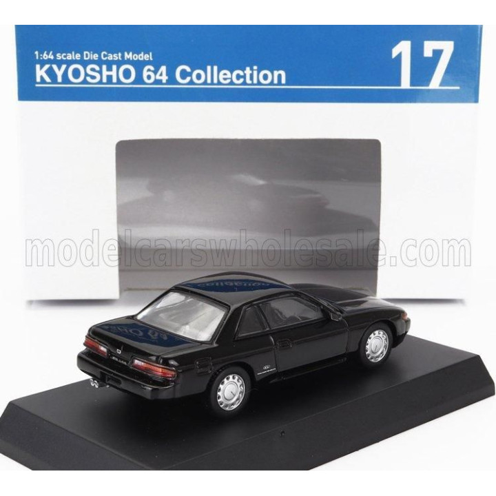 KYOSHO NISSAN SILVIA (S13) 1988 - BLACK 1/64