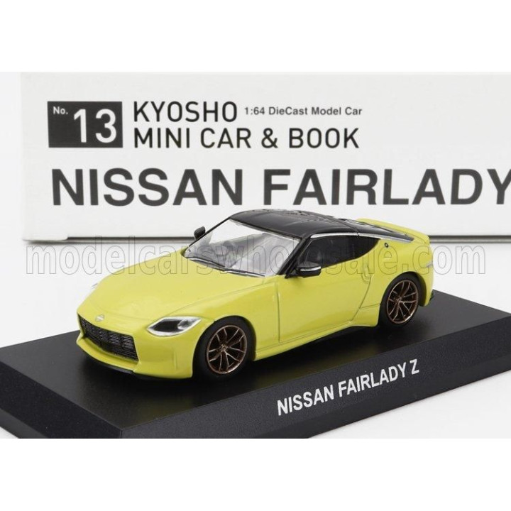 KYOSHO NISSAN FAIRLADY Z COUPE 2023 - YELLOW BLACK 1/64