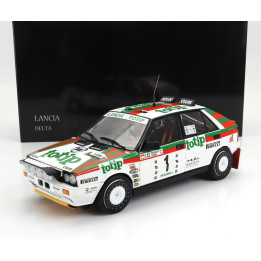 KYOSHO LANCIA DELTA HF INTEGRALE 4WD (night version) TEAM LANCIA TOTIP N 1 WINNER RALLY TARGA FLORIO 1987 DARIO CERRATO - GIUSEP
