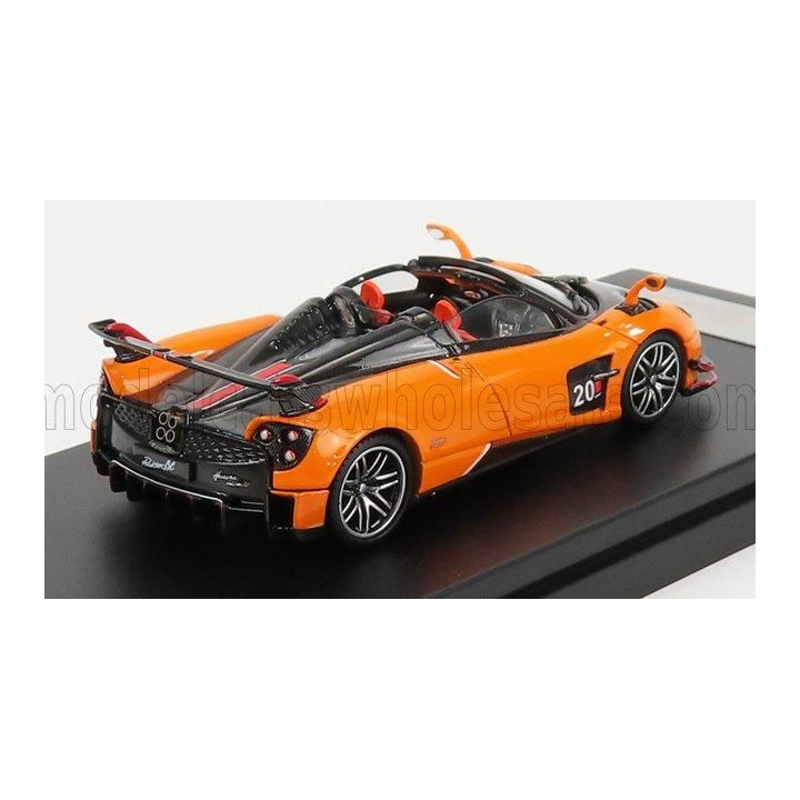 LCD MODEL PAGANI HUAYRA BC ROADSTER N 20 2017 - ORANGE BLACK 1/64