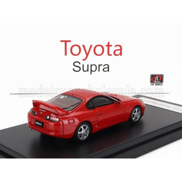 LCD MODEL TOYOTA SUPRA MKIV (A80) COUPE 1993 - ENGINE DETAILS - RED 1/64