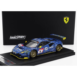 LOOKSMART FERRARI 488 GT3 EVO 3.9L TURBO V8 HELLA PAGID RACING ONE TEAM N 14 24h NURBURGRING 2021 CHRISTIAN KOHLHAAS - STEPHAN K