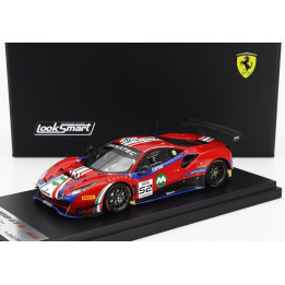 LOOKSMART FERRARI 488 GT3 EVO TEAM AF CORSE N 52 24h SPA 2023 ANDREA BERTOLINI - LOUIS MACHIELS - JEF MACHIELS - LILOU WADOUX - 