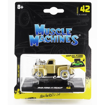 MAISTO FORD USA PICK-UP CUSTOM 1949 - GOLD 1/64