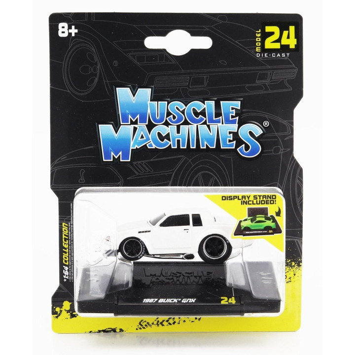 MAISTO BUICK GTX CUSTOM 1987 - WHITE 1/64