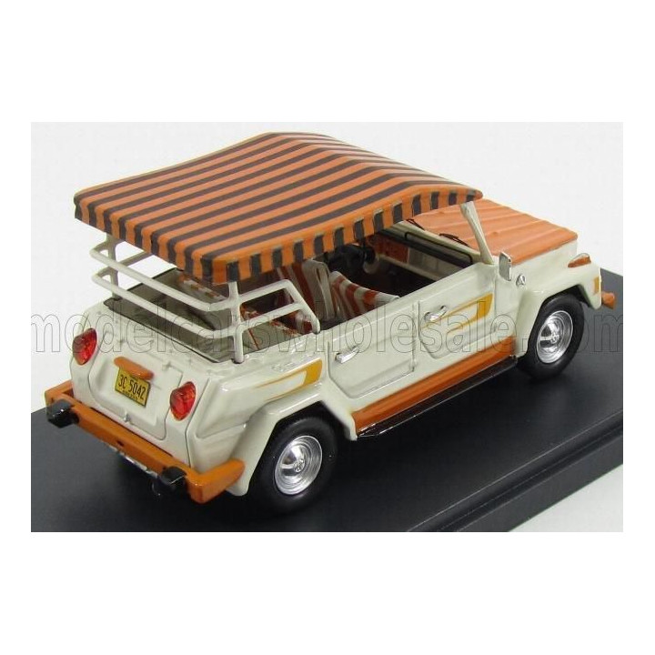 MATRIX SCALE MODELS VOLKSWAGEN TYPE 181 THING HAWAIAN EDITION  1979 - WHITE ORANGE 1/43