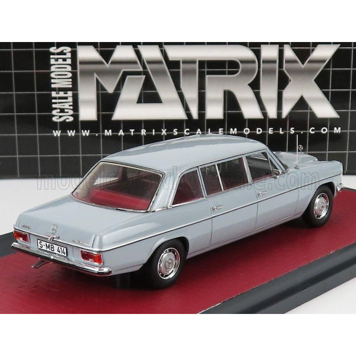 MATRIX SCALE MODELS MERCEDES BENZ V114 POLLMANN 1969 - GREY 1/43