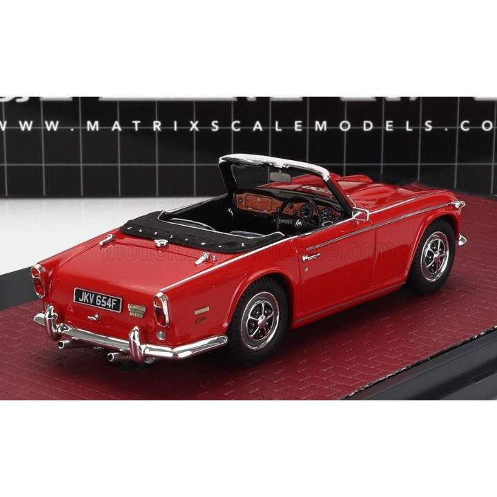 MATRIX SCALE MODELS TRIUMPH TR5 CABRIOLET OPEN 1967 - RED 1/43