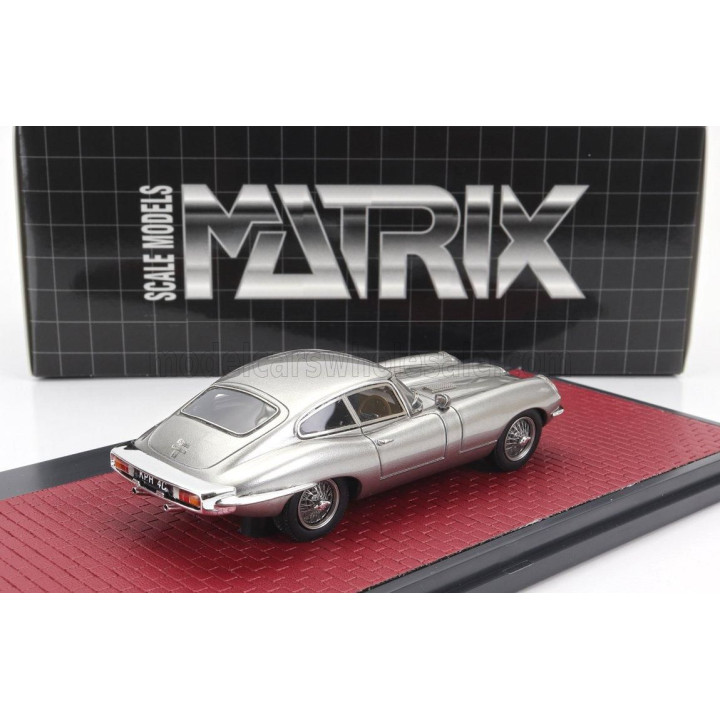 MATRIX SCALE MODELS JAGUAR E-TYPE COOMBS FRUA COUPE 1964 - SILVER 1/43