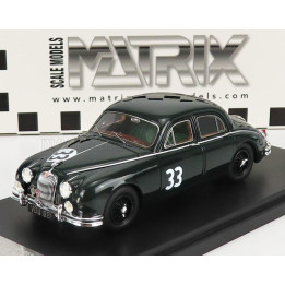 MATRIX SCALE MODELS JAGUAR MKII 3.4 LITRE N 33 WINNER SILVERSTONE DAILY EXPRESS TROPHY 1958 - GREEN 1/43