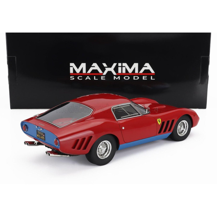 MAXIMA FERRARI 250 GT DROGO SPECIALE NO4769GT 1963 - RED BLUE 1/18