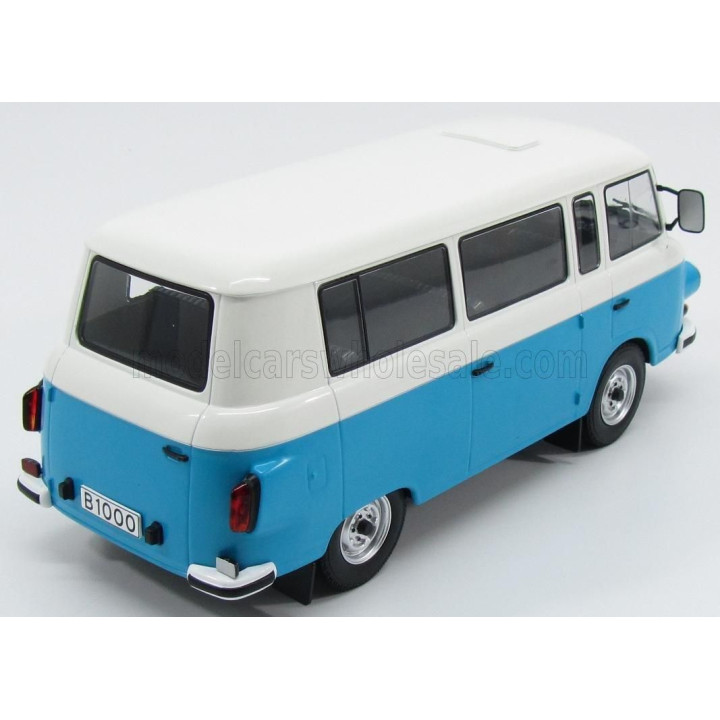MCG BARKAS B1000 MINIBUS 1956 - BLUE WHITE 1/18