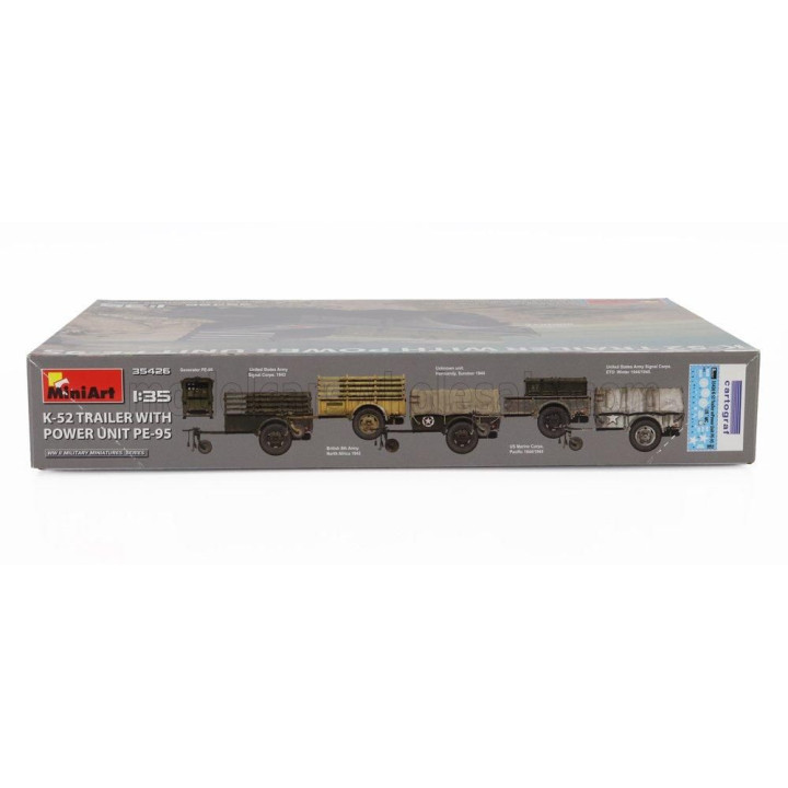 MINIART ACCESSORIES TRAILER WITH K-52 POWER UNIT PE-95 MILITARY 1945 1/35