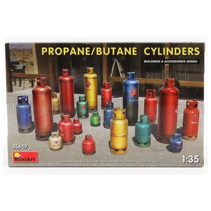 MINIART ACCESSORIES PROPANE BUTANE CYLINDERS 1/35
