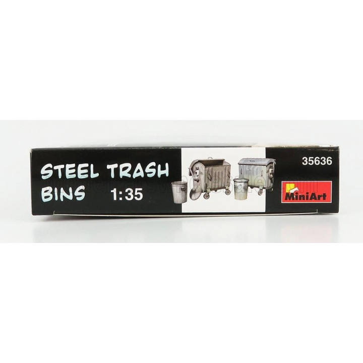 MINIART ACCESSORIES STEEL TRASH BINS 1/35