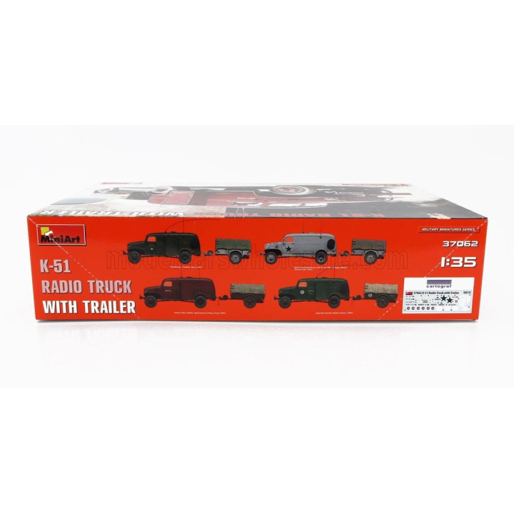 MINIART CHEVROLET K-51 RADIO TRUCK WITH TRAILER MILITARY 1951 1/35